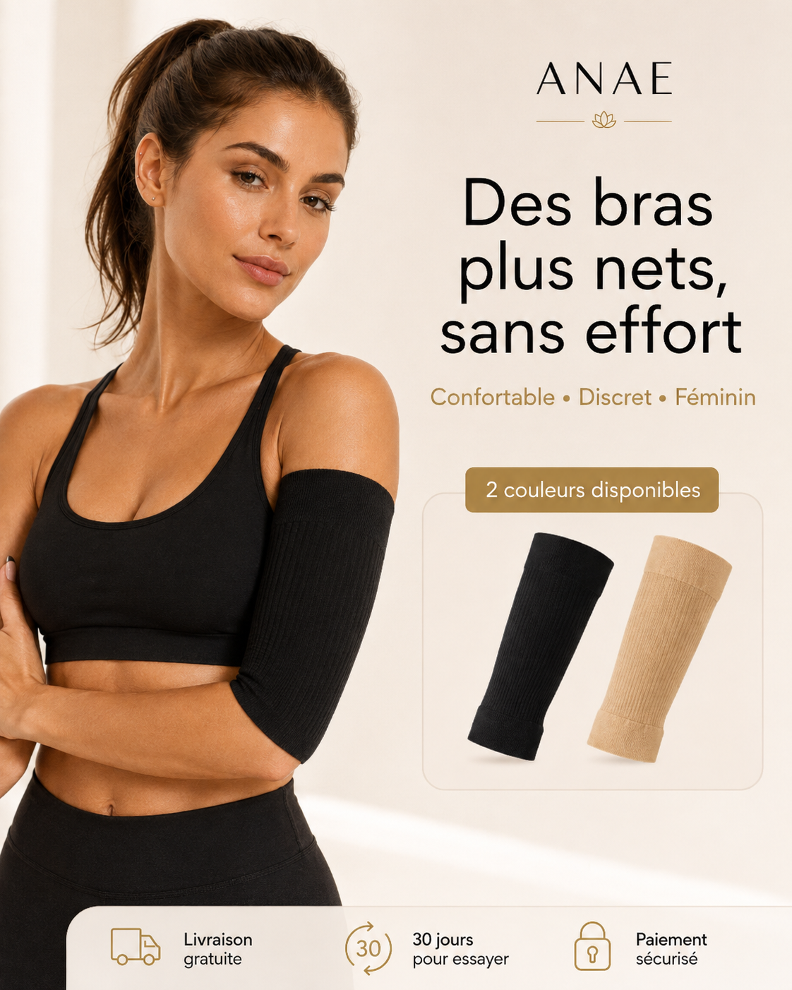 Manchons Sculptants ANAE – Maintien & Confort