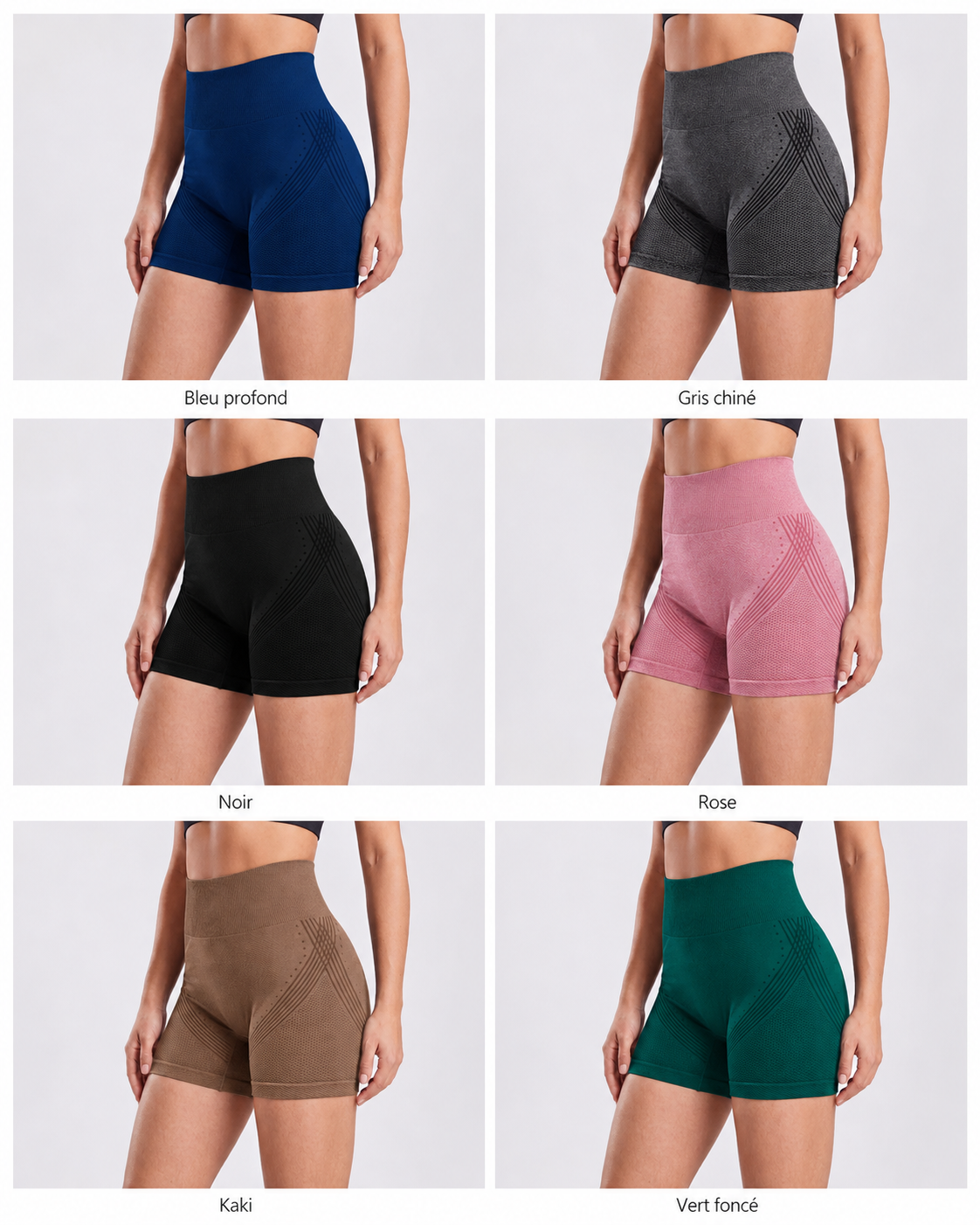 Shorty Sculptant ANAE – Taille haute, galbant et confortable