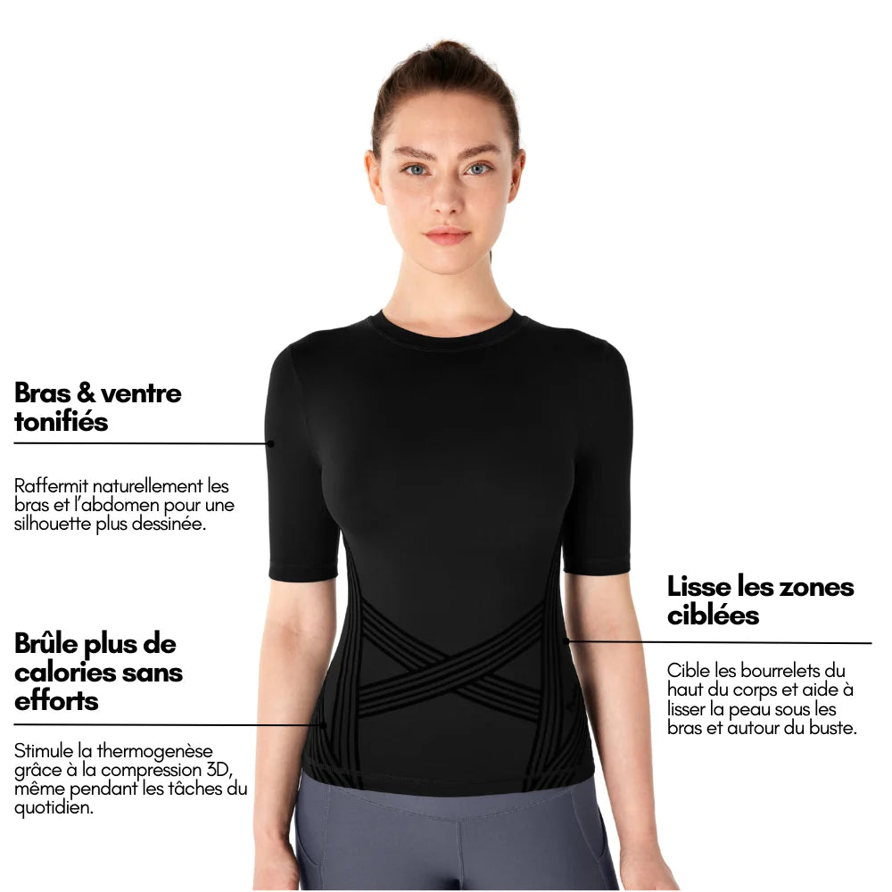 T-shirt Sculptant ANAE – Maintien, confort et silhouette