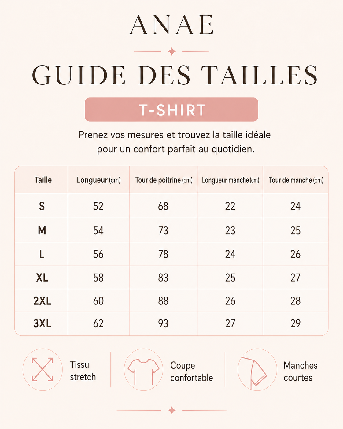 T-shirt Sculptant ANAE – Maintien, confort et silhouette