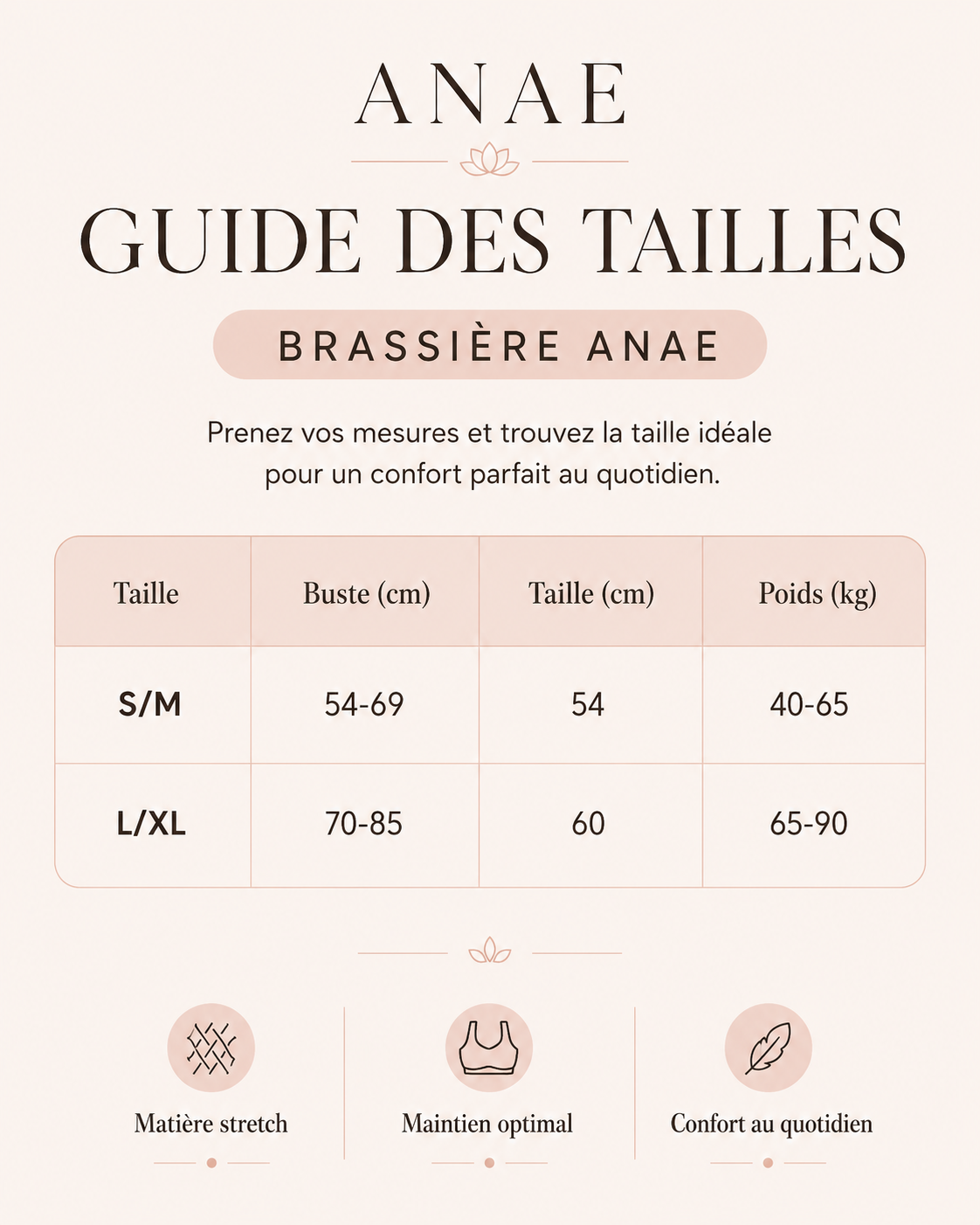 Brassière Sculptante ANAE – Maintien & Confort